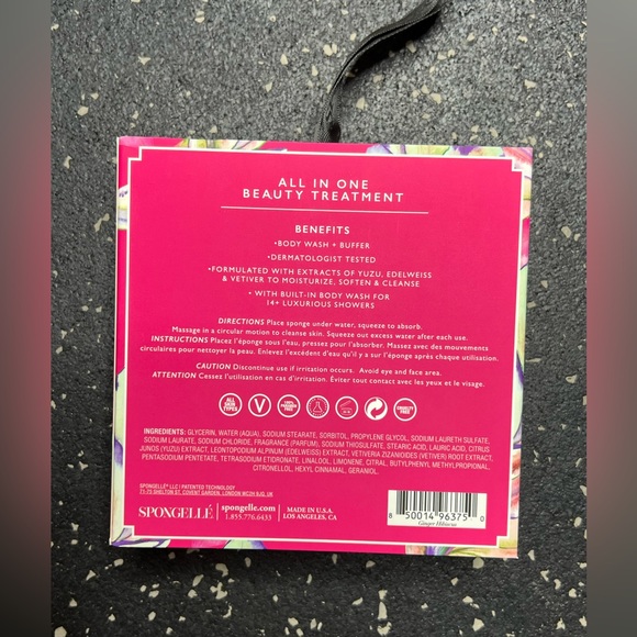 SPONGELLÉ | Body Wash Infused Buffer | Ginger Hibiscus 85g - Picture 3 of 3